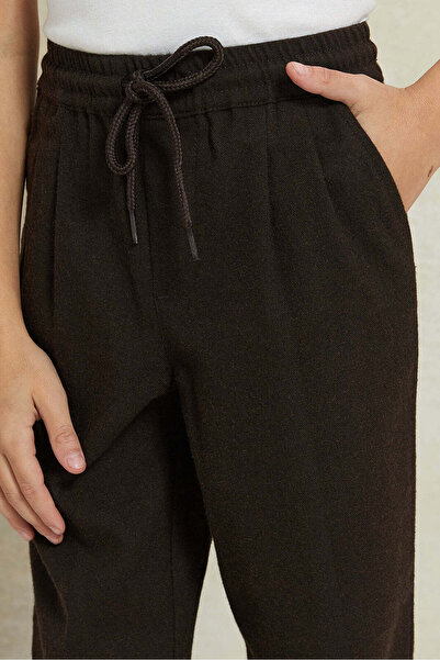 REDTAG Boys Brown Coordinate trourse