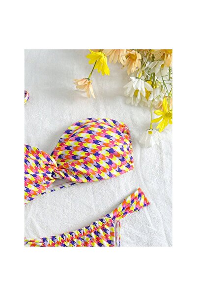 OEM Women's Bandeau Swimsuit Multicolor – FITINT 021