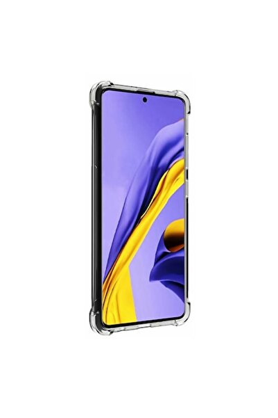 Doty Case compatible with Samsung A51, crystal clear, shockproof with air cushions