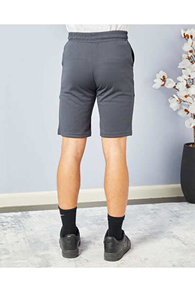 REDTAG Senior Boys Charcoal Printed Active Shorts