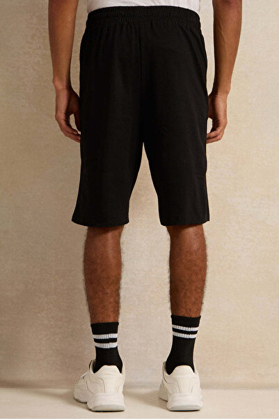 REDTAG Men Black Active Shorts