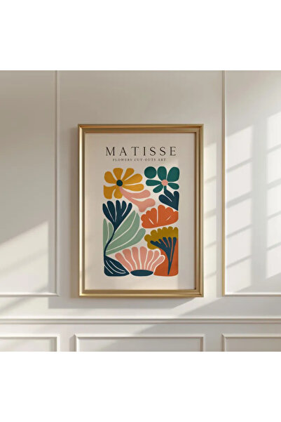 POSTER (ÇERÇEVESİZ) Renkli Modern Matisse Baskısı Poster, Bohem Duvar Dekoru,...