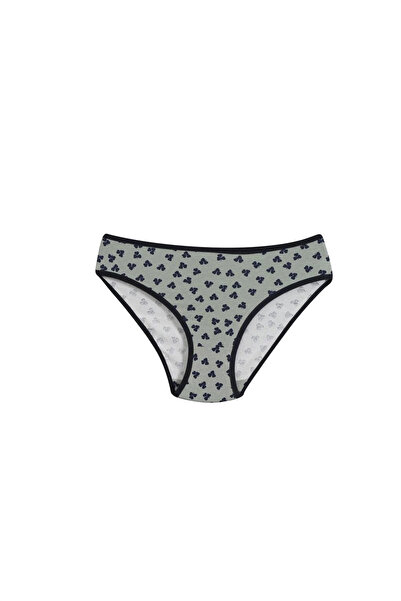 alfa expres Clothing Women's 3-Piece Panties Navy Blue - Salmon - Green