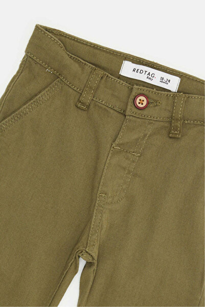 REDTAG Infant Boys Green Chino Trouser