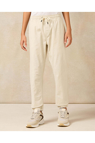 REDTAG Senior Boys Cream Pull On Joggers