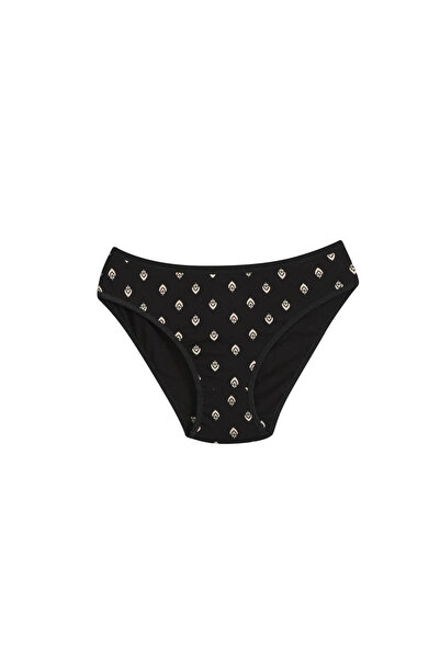 alfa expres Clothing Women's 3-Piece Panties Black - White - Skin