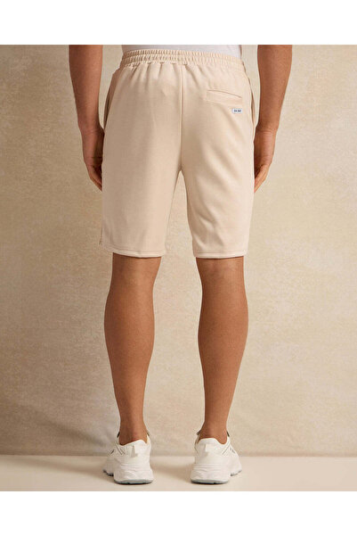 REDTAG Men Beige Lounge Printed Short