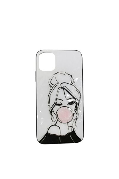 Doty Carcasă iPhone 11 Bubble Gum 6.1" din silicon rezistent, protecție ridicată, design creativ, negru/alb -