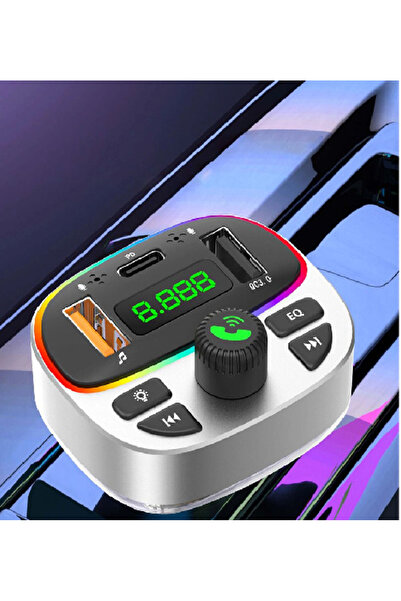 Mihai Car modulator with LED RGB BT FM Handsfree USB Andowl Q C668