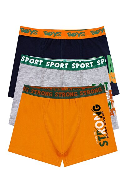 Öts Αγόρια Μπόξερ Τριπλό Συσκευασία με στάμπα (96% βαμβάκι - 4% ελαστάνη)