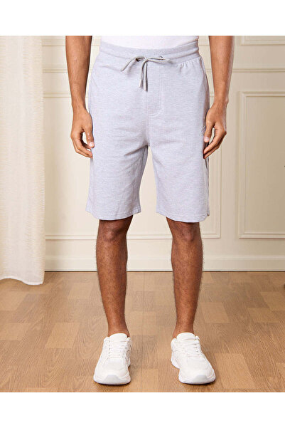 REDTAG Men Grey Solid Active Shorts