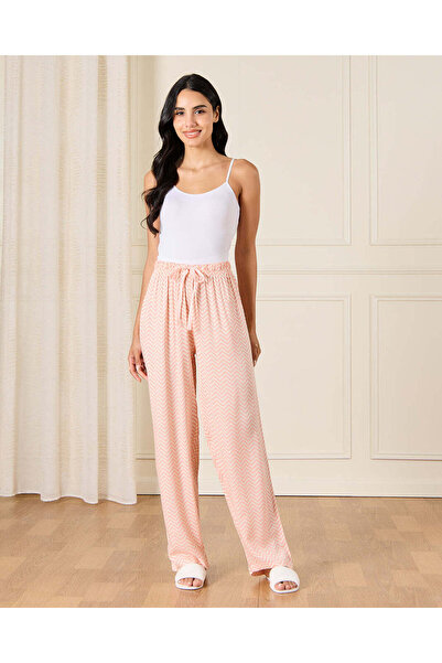 REDTAG Women Pink And Apricot Pyjama Bottom Set (Pack Of 2)