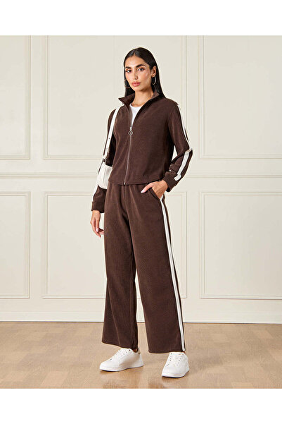 REDTAG Women Brown High Neck Jacket