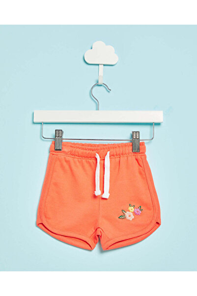 REDTAG شورت برتقالي مطبوع للبنات الرضع