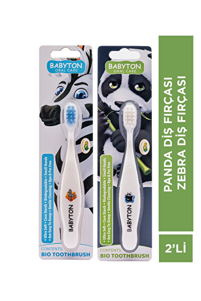 BABYTON Panda Diş Fırçası - Zebra Diş Fırçası
