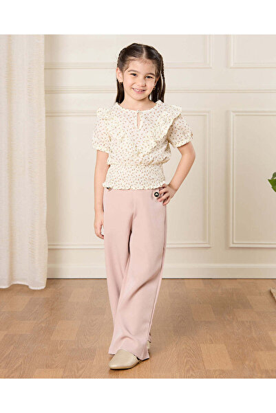 REDTAG Girls Pink Embellished Trouser