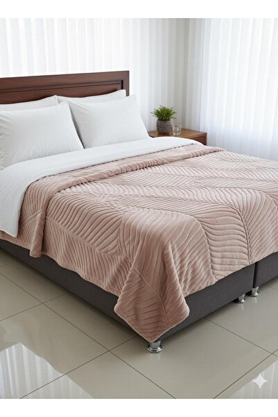 Merinos Elegans Embossed Double Rose Laurel Blanket