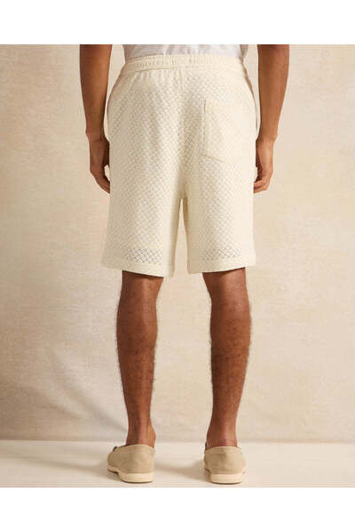 REDTAG Men White Lounge Shorts
