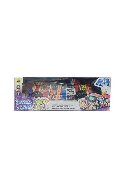 Generic Modern Textured Graffiti Doodle Remote Control Sports Car Toy