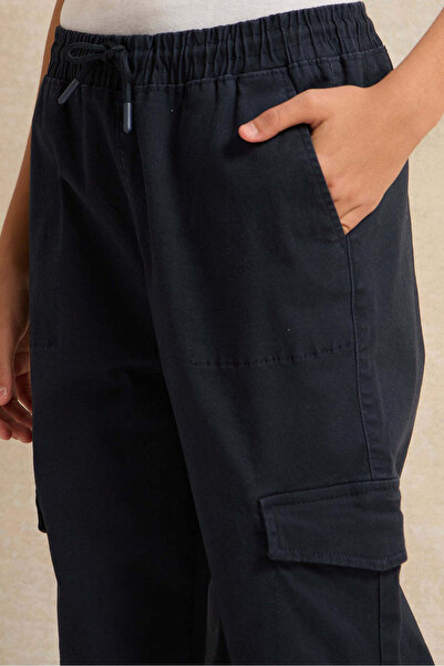 REDTAG Senior Boys Navy Cargo Jogger