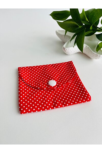 Fynbos Premium Handmade Polka Dot Fabric Mini 3 Compartment Wallet 11X9 cm – Multi-Purpose, Stylish, Women's Accessory