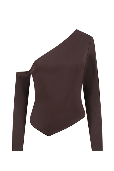 La Sarta Reine Set Lower Upper Brown Suit