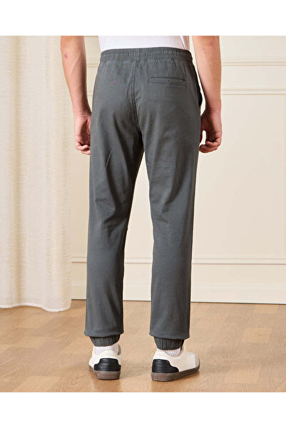 REDTAG Senior Boys Teal Pull On Table Joggers