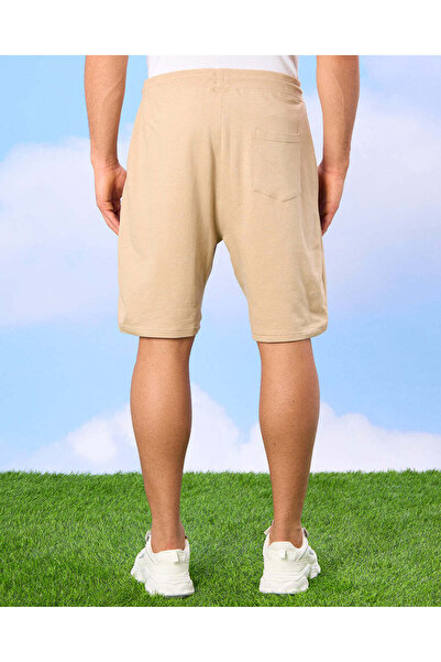 REDTAG Men Beige Active Shorts