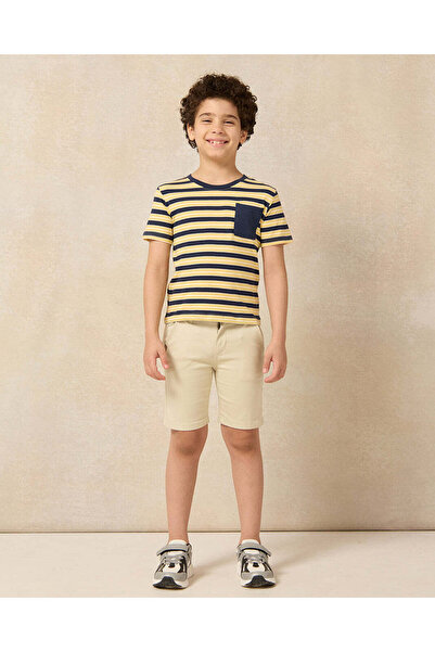 REDTAG Boys Beige Chino Sorts