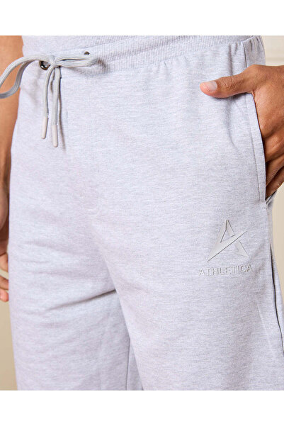 REDTAG Men Grey Solid Active Shorts