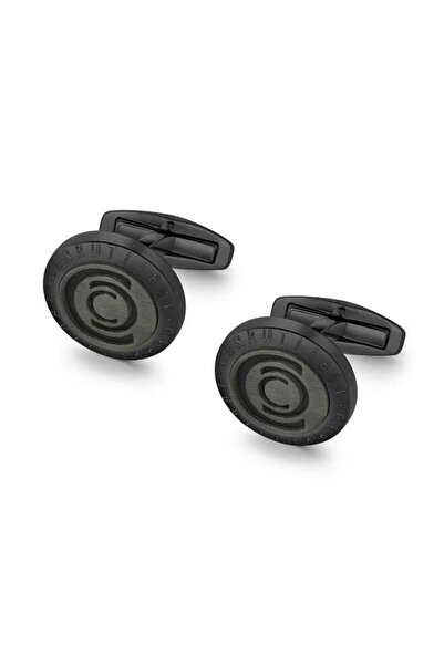 Cerruti 1881 Grey and Black Onyx Cufflinks for Men