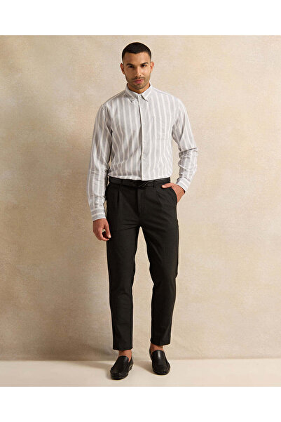 REDTAG Men Charcoal Chino Pants