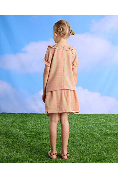 REDTAG Girls Brown Embellished Casual Set (2 Piece)