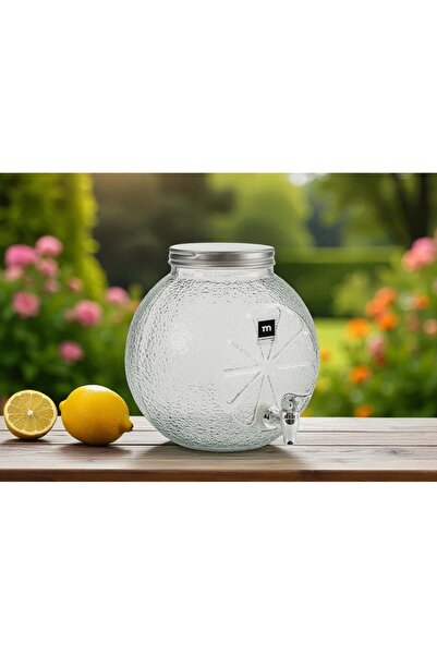 La Mediterranea Glass container with tap 5L Mediterranea – for water, lemonade or tea