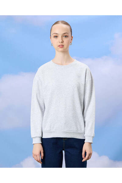 REDTAG Senior Girls Black And Grey Sweatshirt Set (Pack of 2)