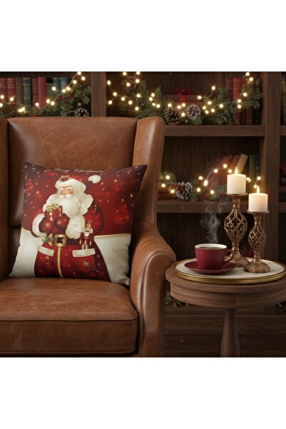 OEM Decorative Christmas pillowcase, with inner zipper, polyester, 6220-30