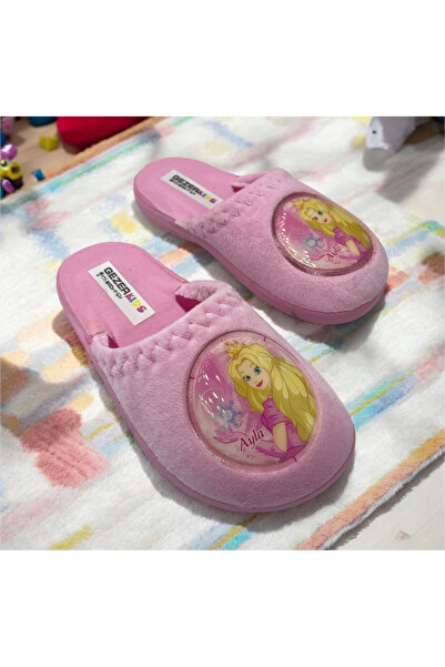 GEZER Princess Patterned Girls' Winter Home Slippers. Towel Girls' Slippers. (1 Bedeb Is the Biggest Preferential Choice)