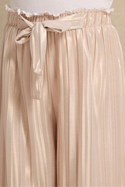 REDTAG Girls Gold Wide Leg Pants