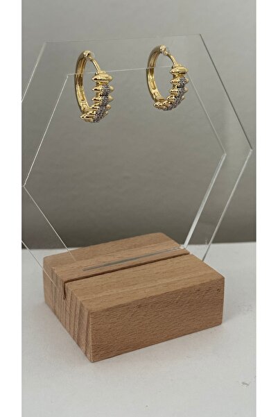 mibrillo Nail Model Hoop Earrings Serenay Earrings