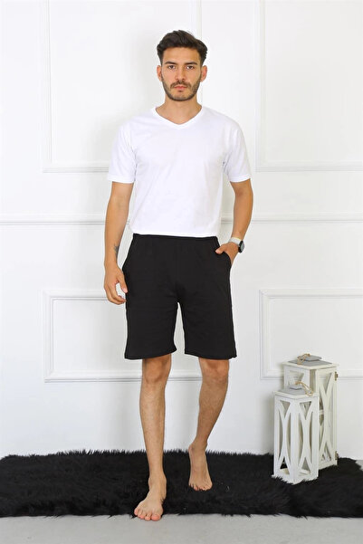 alfa expres Clothing Men's Cotton Black Shorts