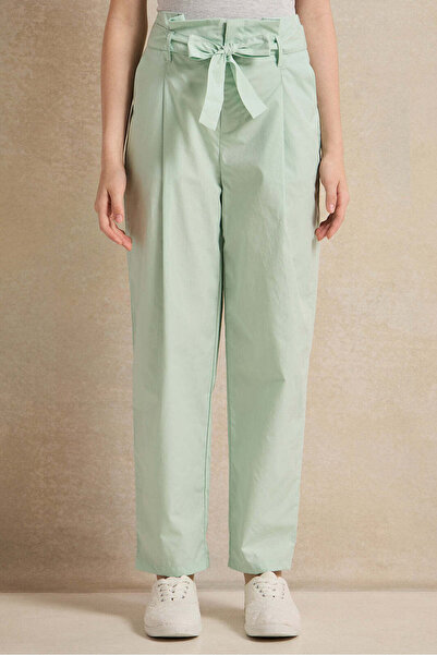 REDTAG بنطلون من أكياس ورقية بلون النعناع للفتيات الكبيرات