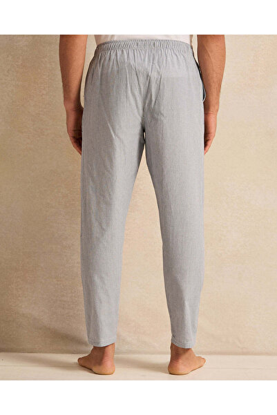 REDTAG Men Grey Plain Pyjama Bottom