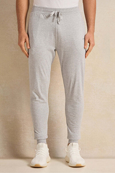 REDTAG Men Grey Printed Pyjama Bottom