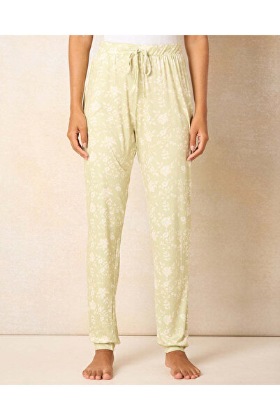 REDTAG Women Green Printed Pyjama Bottom