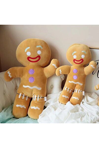 Unbranded/Generic Christmas Gingerbread Man Plush Toy - Kawaii Cute Gingerbread Man Gift