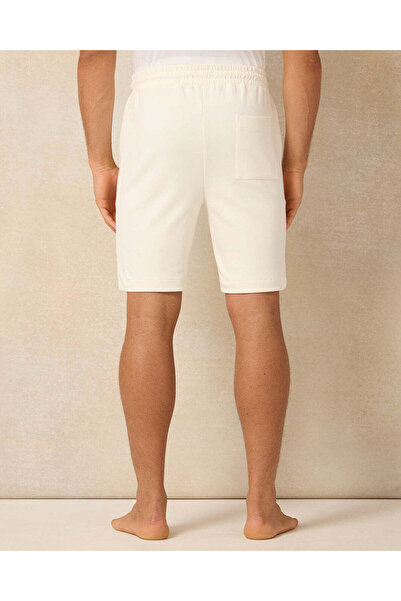 REDTAG Men Ivory Lounge Shorts