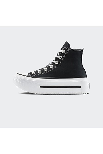 Converse A12975C-K Chuck Taylor All Star Lıft Double Stack Kadın Spor Ayakkabı Siyah