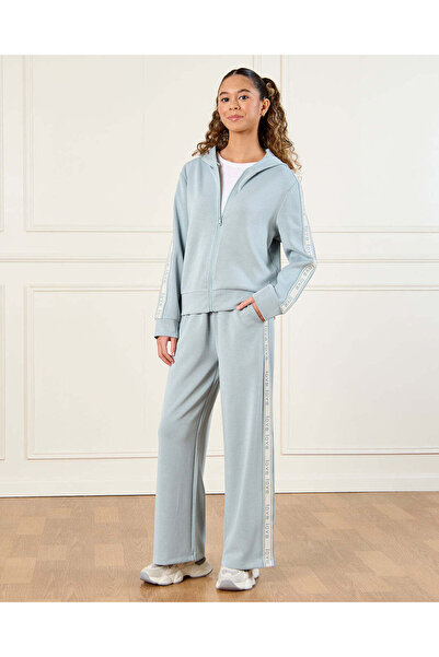 REDTAG Senior Girls Mint Hooded Sweatshirt