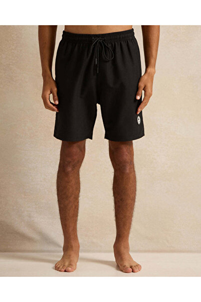 REDTAG Men Black Plain Active Shorts
