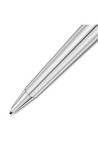 Guy Laroche قلم ألان أسود وفضي مع مشبك GL